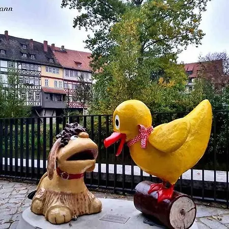 Im Mittelalterl. Flair Im Herzen Erfurts 아파트 에르푸르트